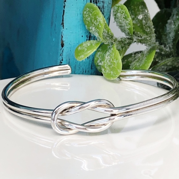 Jewelry - Sterling Silver Love Knot Cuff Bracelet